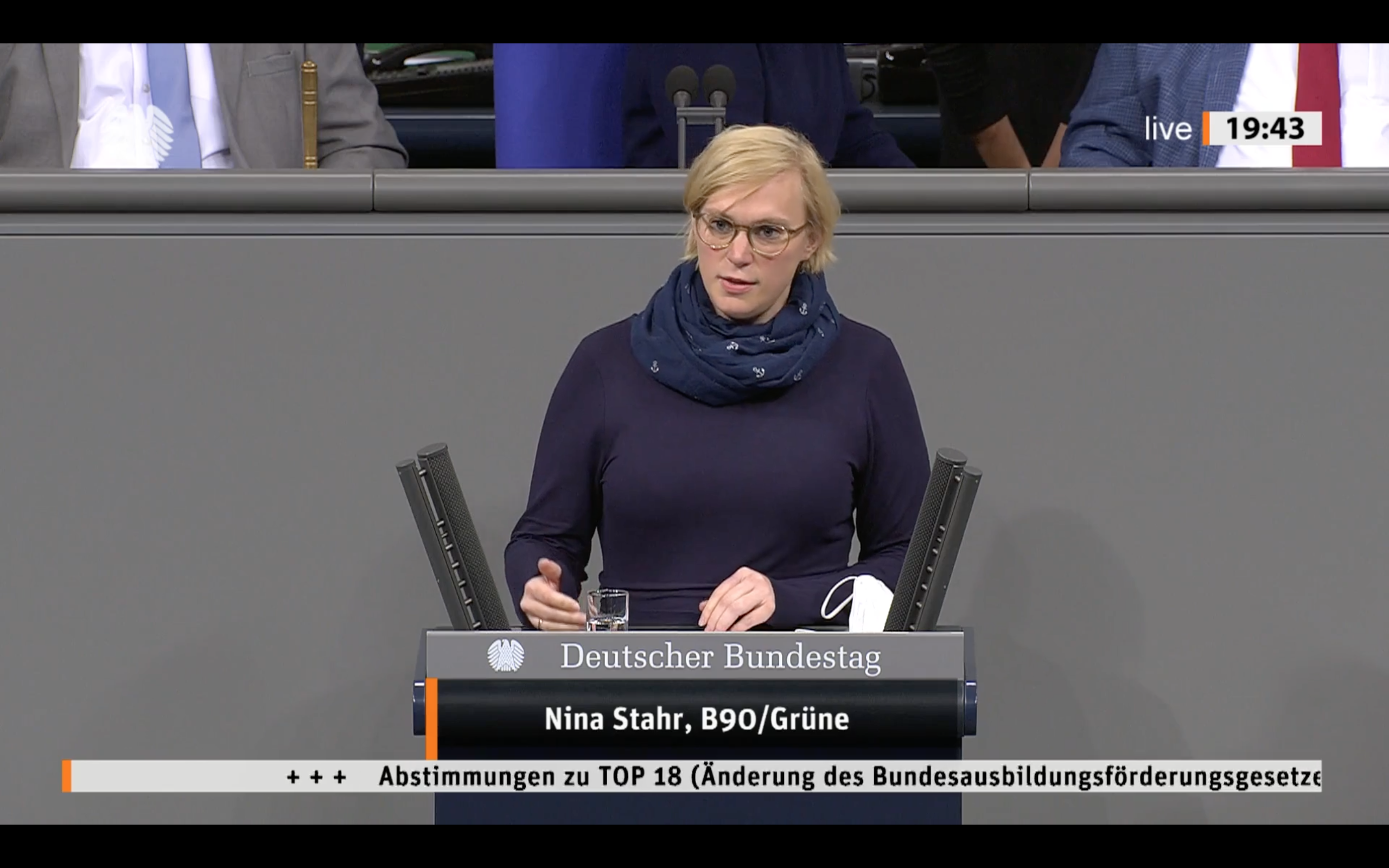 Bundestagsrede BAföG Nina Stahr