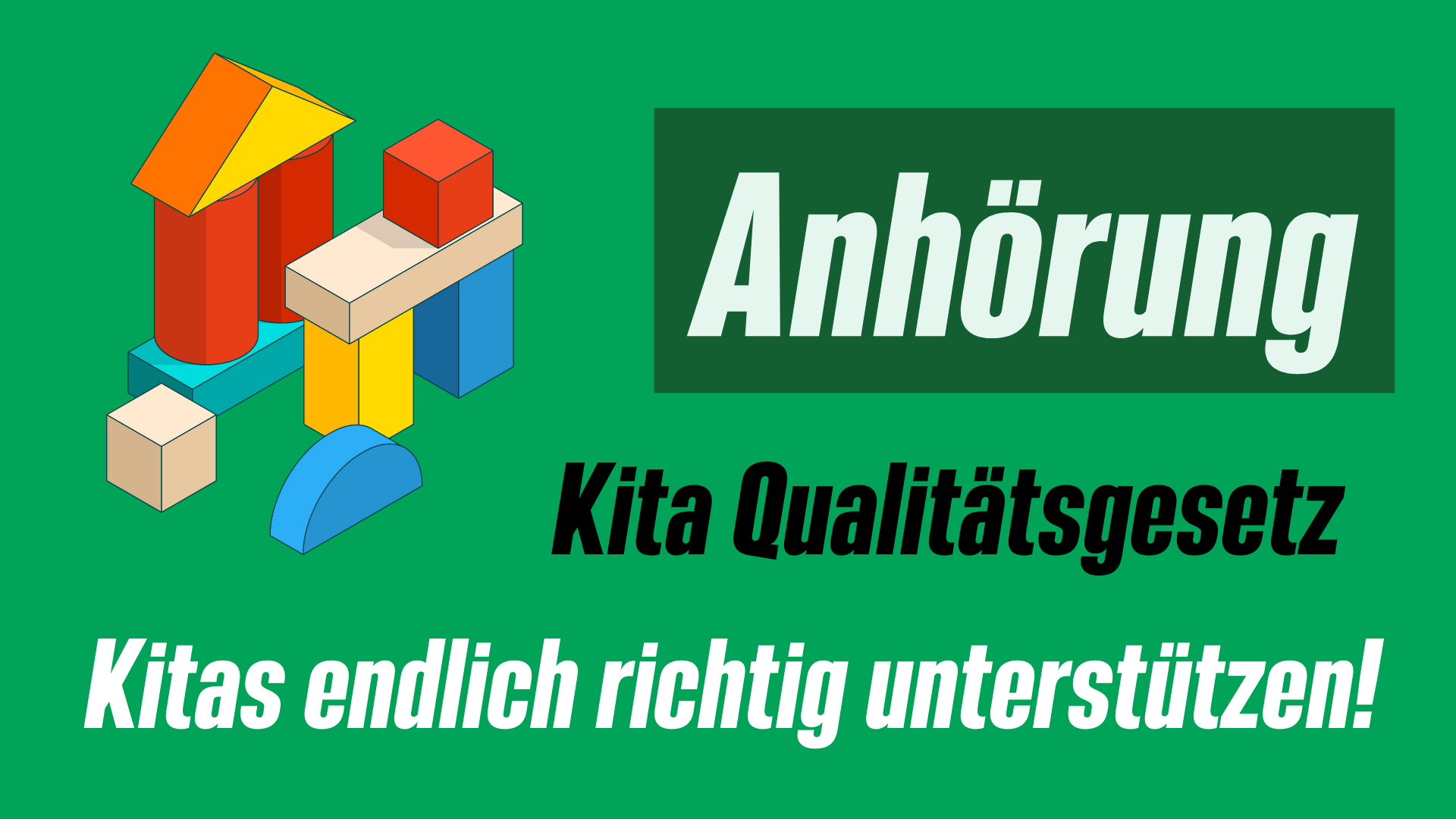 Anhörung KiTa-Qualitätsgesetz