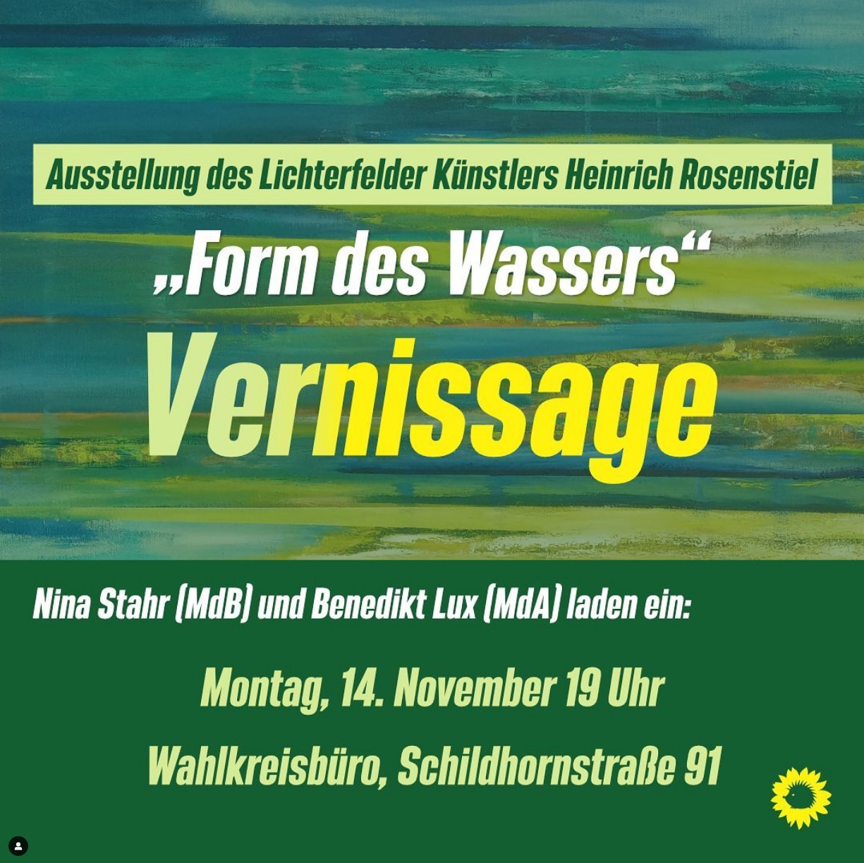 Ausstellung im Wahlkreis-Büro